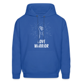 Love Warrior Men's Cut Hoodie - royal blue