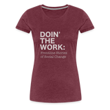 DTW Women’s Premium T-Shirt - heather burgundy