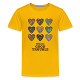 Making Good Trouble Kids' Premium T-Shirt - sun yellow