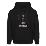 Love Warrior Men's Cut Hoodie - black