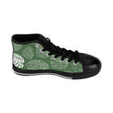 Green Monstera Women's High-top Sneakers