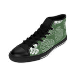 Green Monstera Women's High-top Sneakers