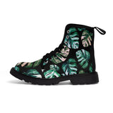 Monstera plant mom women's canvas boots