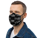Social Workers are Essential face mask large print