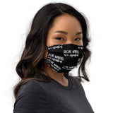 Social Workers are Essential face mask large print