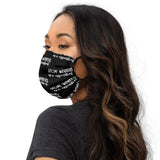 Social Workers are Essential face mask large print
