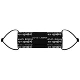 Social Workers are Essential face mask large print