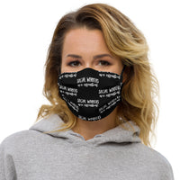 Social Workers are Essential face mask large print