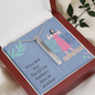 Badass Social Worker bar necklace customizable