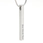 Badass Social Worker bar necklace customizable