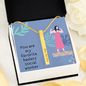 Badass Social Worker bar necklace customizable