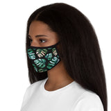 Monstera Fitted Polyester Face Mask