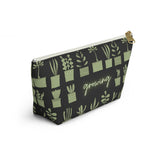 Growing- planty Accessory Pouch w T-bottom