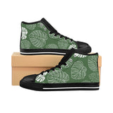 Green Monstera Women's High-top Sneakers