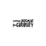 Exchange Judgment for Curiousity Sticker