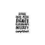 Social Work Values Sticker