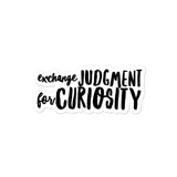 Exchange Judgment for Curiousity Sticker
