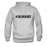 #SOCIALWORK Men's-Cut Unisex Hoodie - heather gray