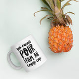 You cannot pour from an empty cup: Ceramic Self-Care Mug