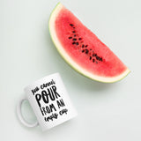 You cannot pour from an empty cup: Ceramic Self-Care Mug