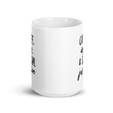 Coffee, dogs, and social justice Mug