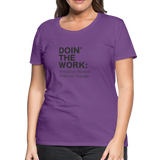 DTW light colors Women’s Premium T-Shirt - purple