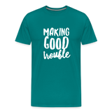 Making Good Trouble Men's-cut Premium T-Shirt - teal