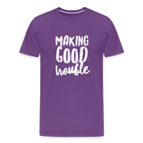 Making Good Trouble Men's-cut Premium T-Shirt - purple