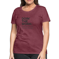 DTW light colors Women’s Premium T-Shirt - heather burgundy