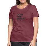 DTW light colors Women’s Premium T-Shirt - heather burgundy