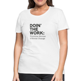 DTW light colors Women’s Premium T-Shirt - white