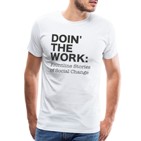 DTW black text Men's Premium T-Shirt - white