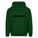 #SOCIALWORK Men's-Cut Unisex Hoodie - forest green