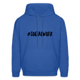 #SOCIALWORK Men's-Cut Unisex Hoodie - royal blue