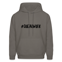 #SOCIALWORK Men's-Cut Unisex Hoodie - asphalt gray