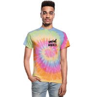 Social Worker Unisex Tie Dye Protest T-Shirt - rainbow