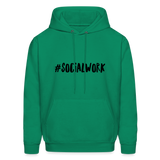 #SOCIALWORK Men's-Cut Unisex Hoodie - kelly green