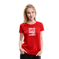 Making Good trouble Women’s-cut Premium T-Shirt - red