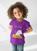 Cat Yoga Kids' Premium T-Shirt