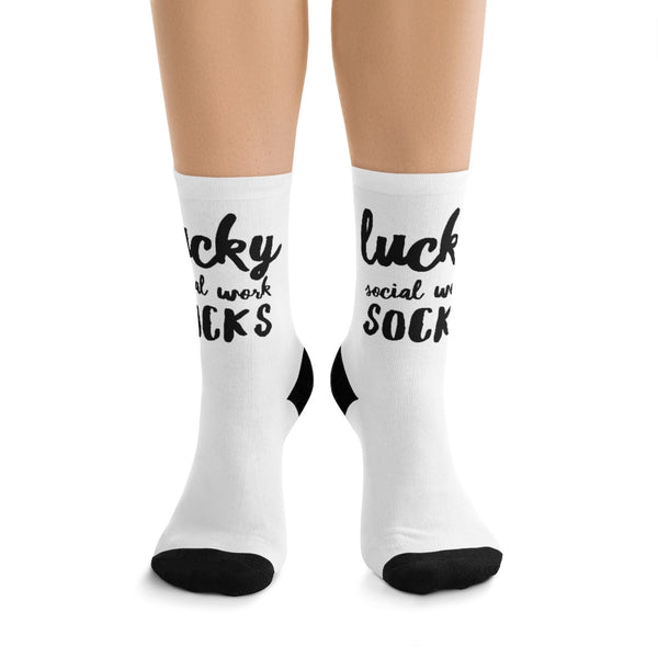 Lucky Social Work Socks