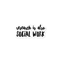 Research is Social Work