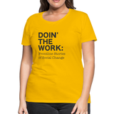 DTW light colors Women’s Premium T-Shirt - sun yellow