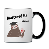 MSW Grad Coffee Mug - white/black