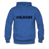 #SOCIALWORK Men's-Cut Unisex Hoodie - royal blue