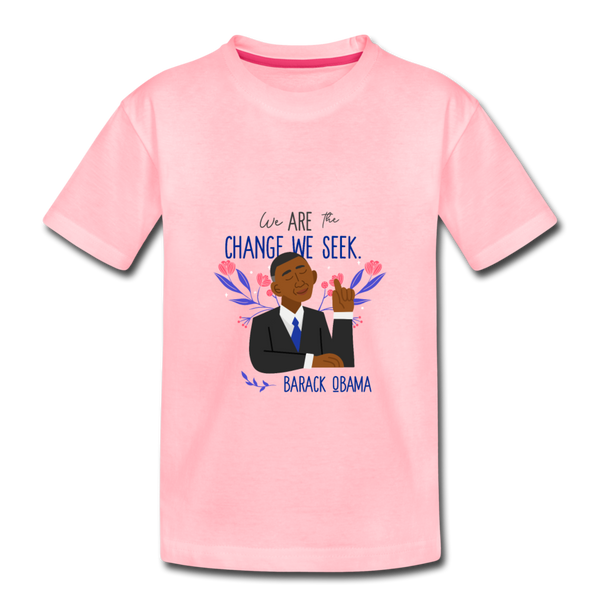 Obama Kids' Premium T-Shirt - pink