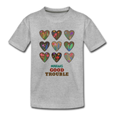 Making Good Trouble Kids' Premium T-Shirt - heather gray