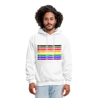 Intersectional Feminist Hoodie - white