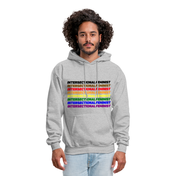 Intersectional Feminist Hoodie - heather gray