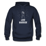 Love Warrior Men's Cut Hoodie - navy